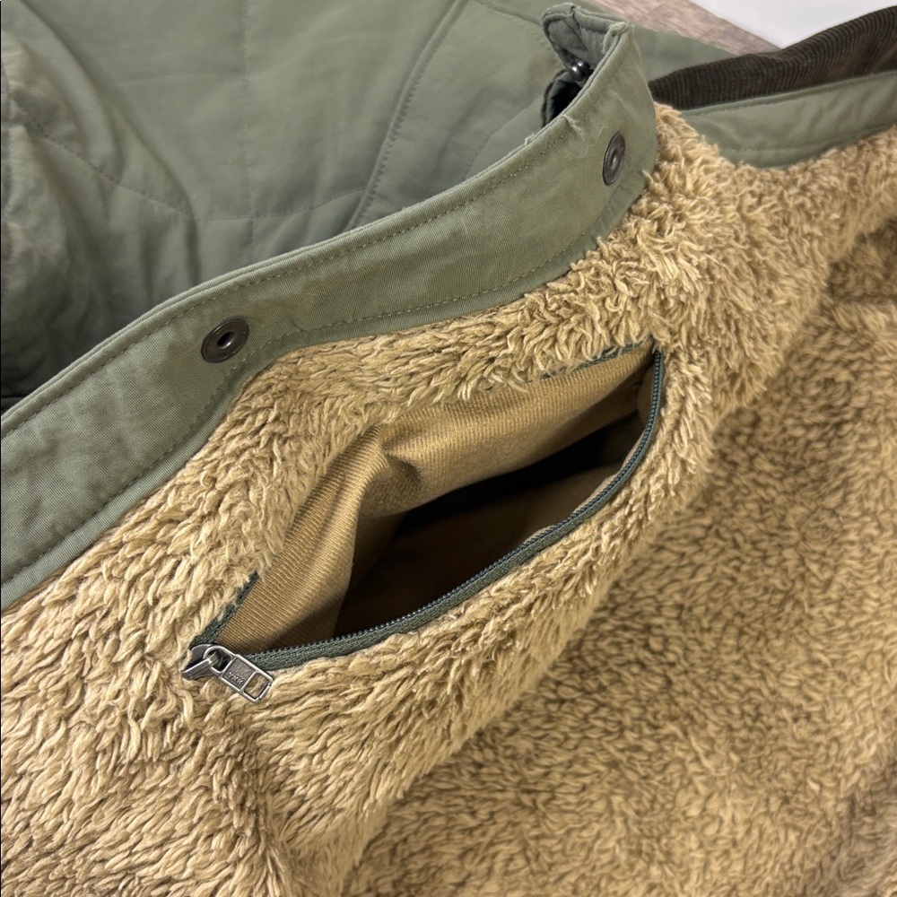 🌲 Patagonia Insulated Snap Front Jacket | XXL | Olive Green | Sherpa Lined - Picture 5 of 9